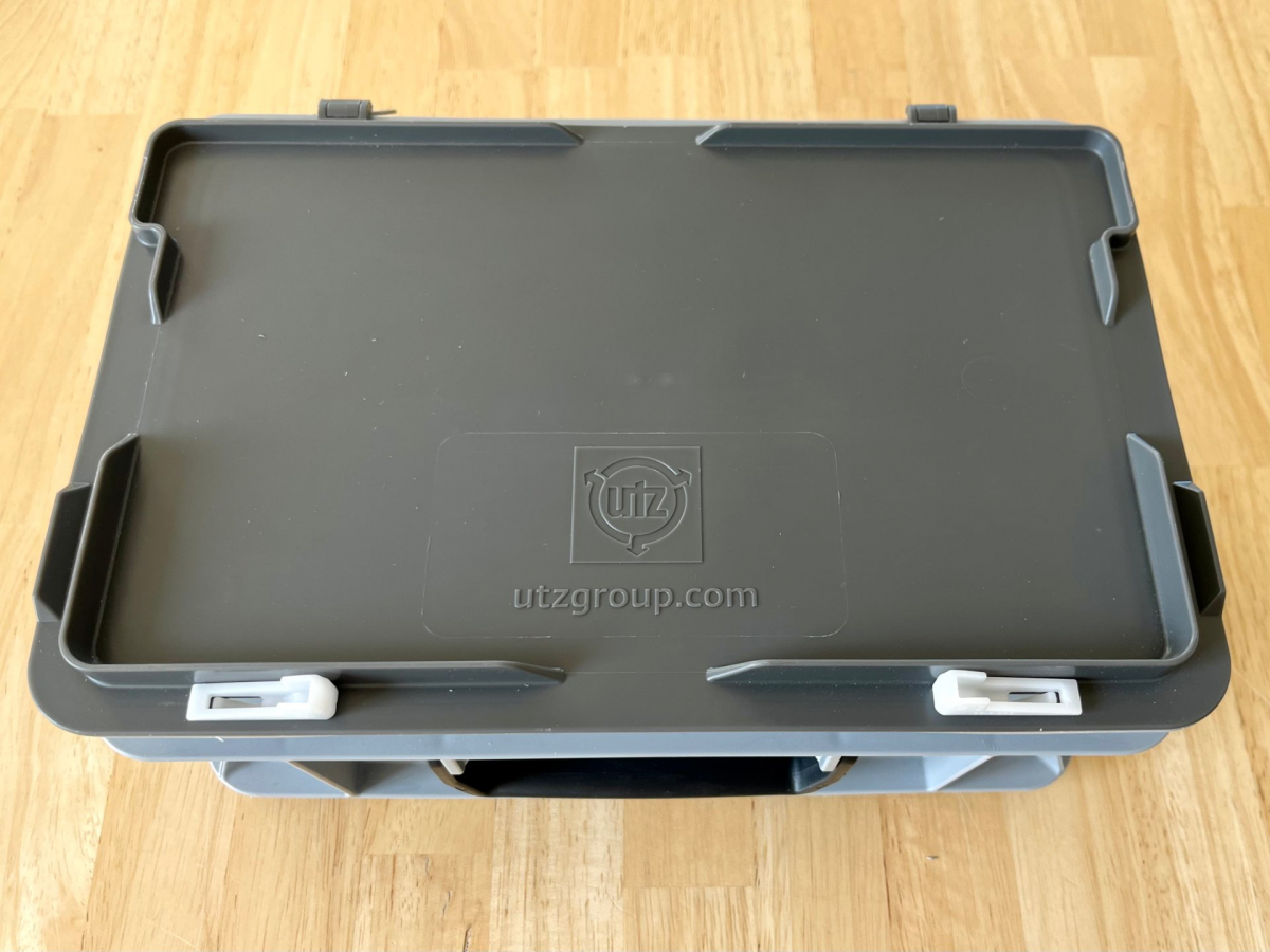 Geschlossene Box von oben. 