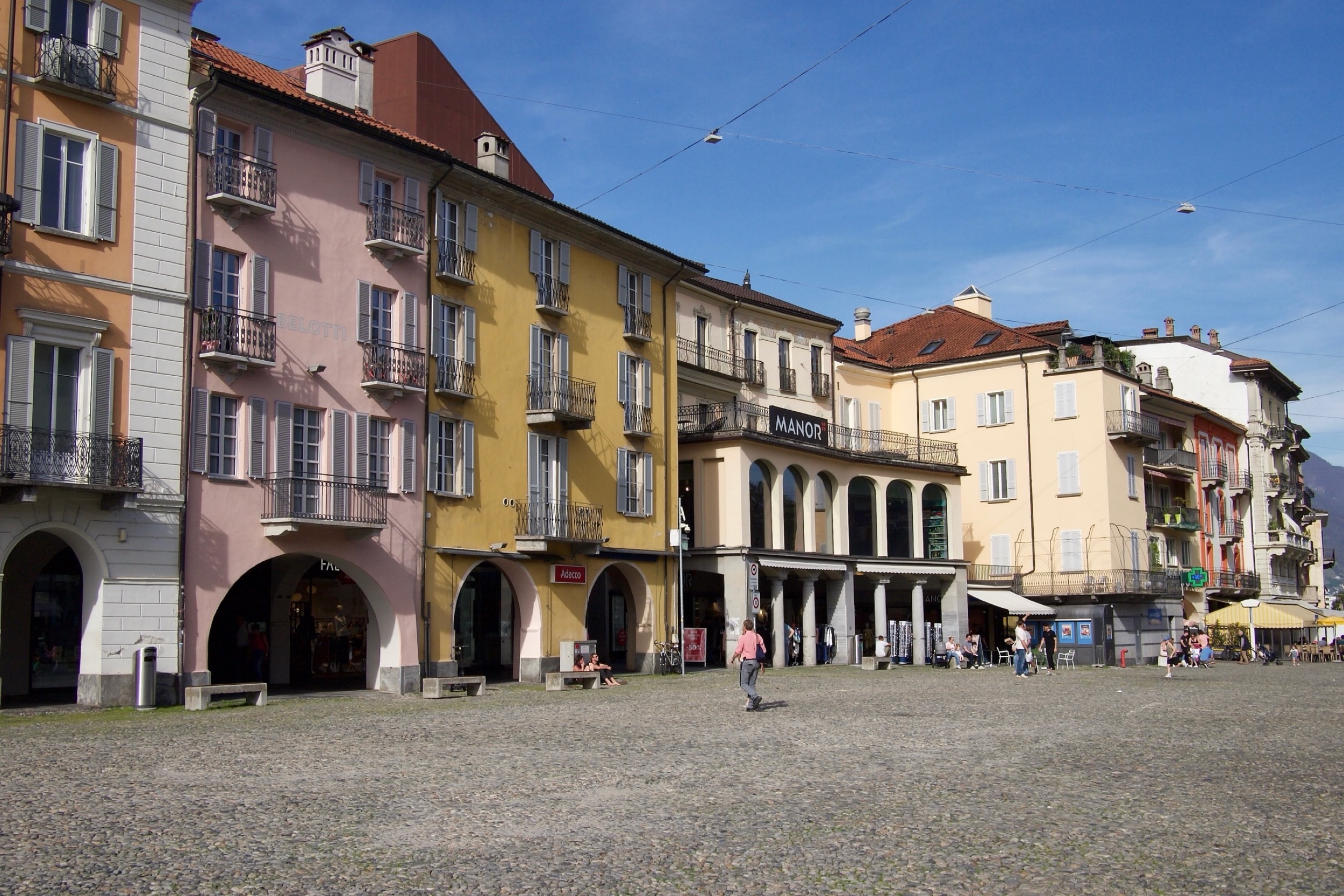 Rund um den Piazza Grande.