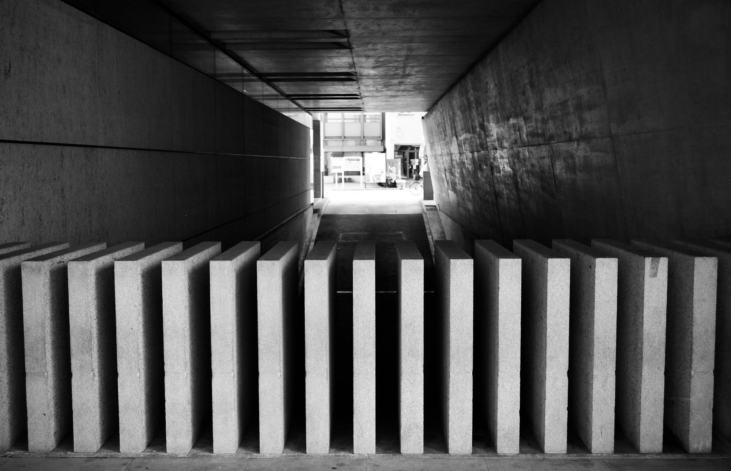 Geometrische Beton-Formen.