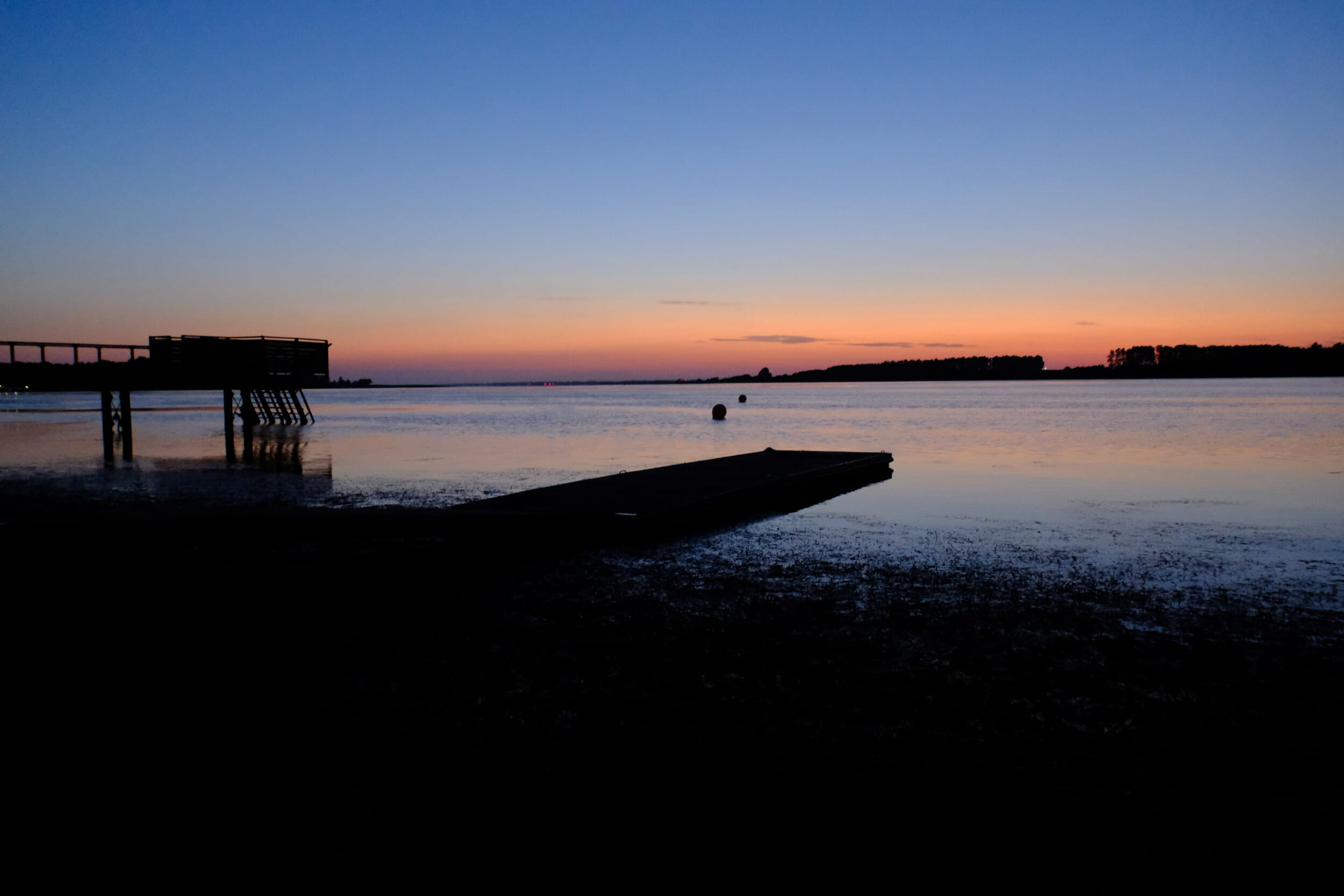 Nachtstimmung am Fjord